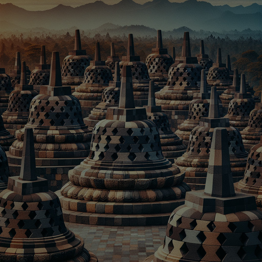 Borobudur – arcydzieło architektury buddyjskiej w Indonezji