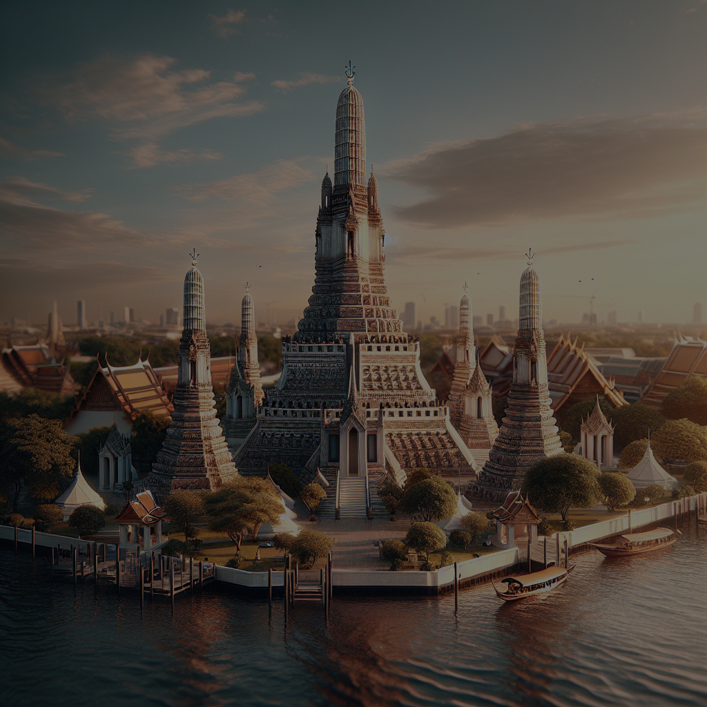 Świątynia Wat Arun – symbol Bangkoku i jego buddyjskiej tradycji