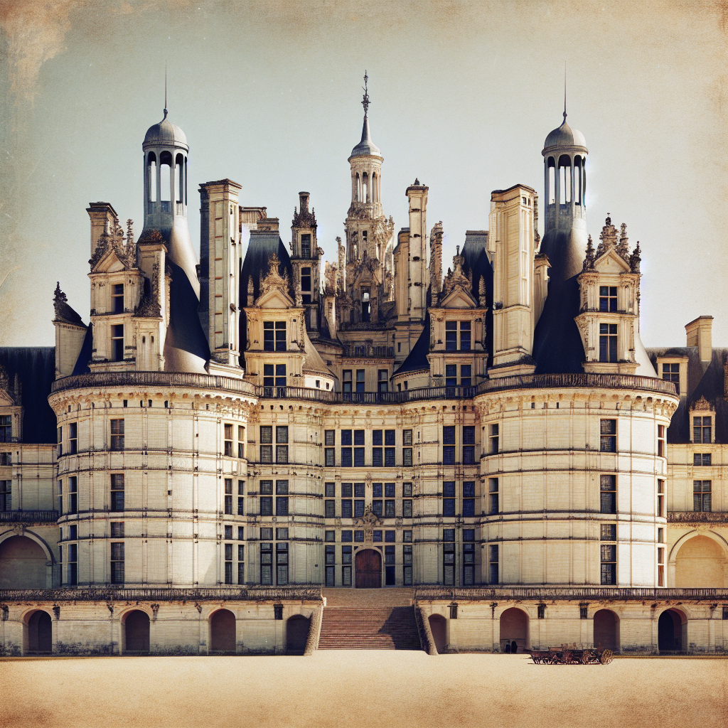 Zamek Château de Chambord – renesansowa rezydencja Francji.