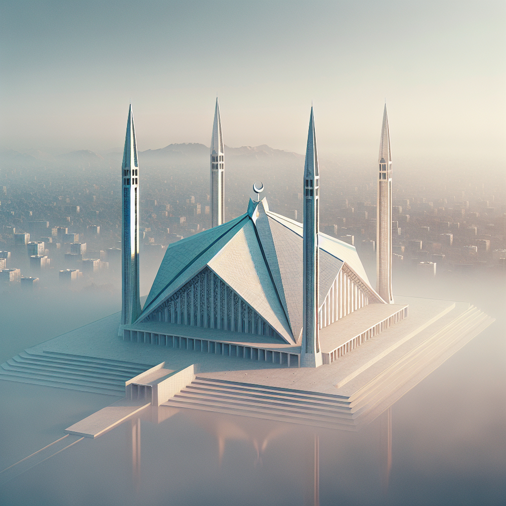 Meczet w Islamabadzie – Faisal Mosque jako symbol Pakistanu.