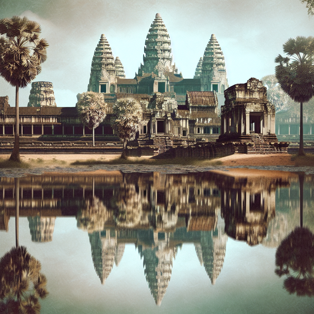 Kompleks świątynny Angkor Wat – hinduskie korzenie Kambodży.