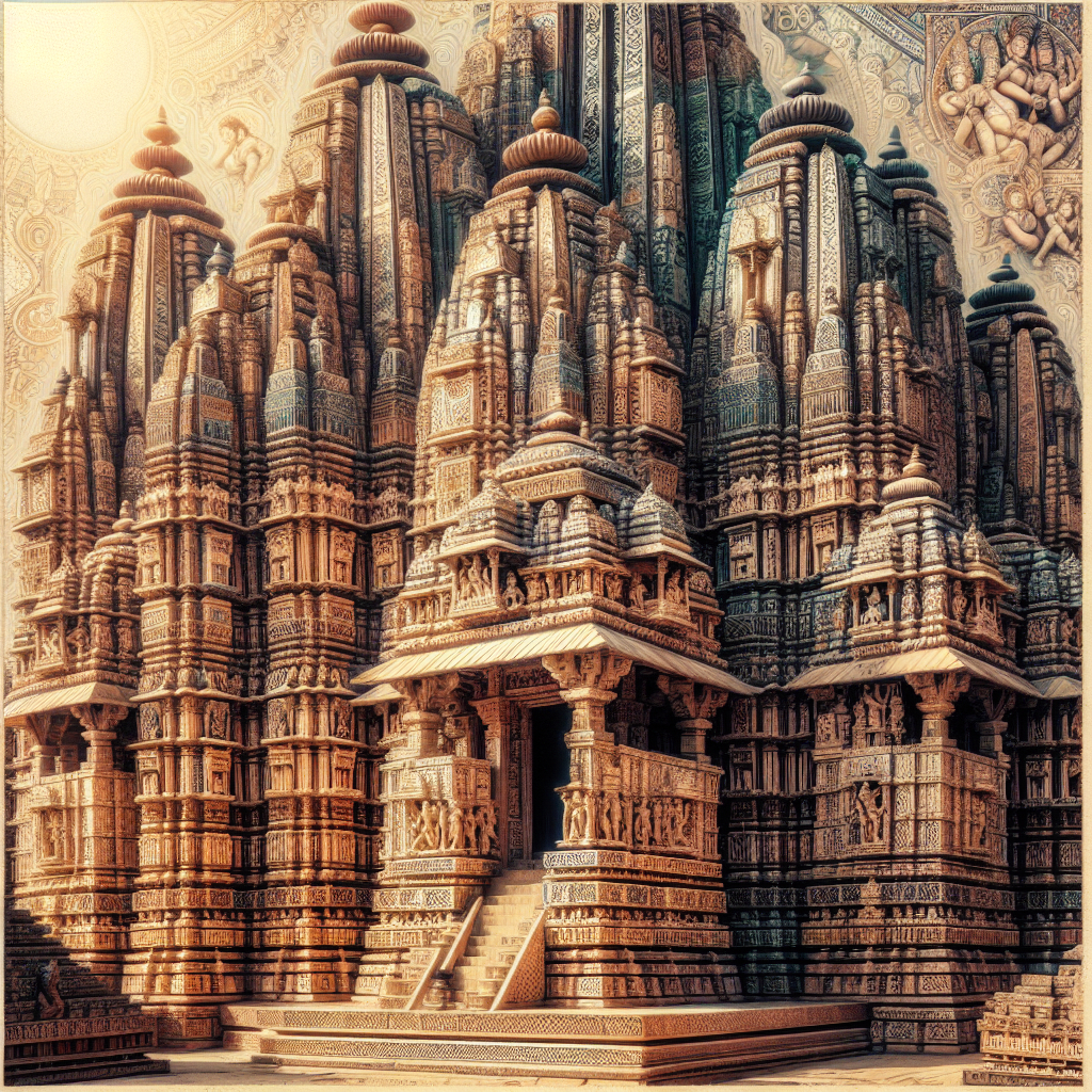 Świątynia Kandariya Mahadeva w Khajuraho – sztuka erotyczna w hinduskiej architekturze.