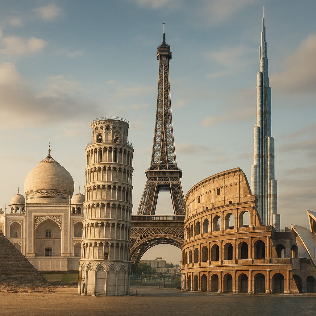 Najbardziej niezwykłe budowle świata – od piramid po wieżowce