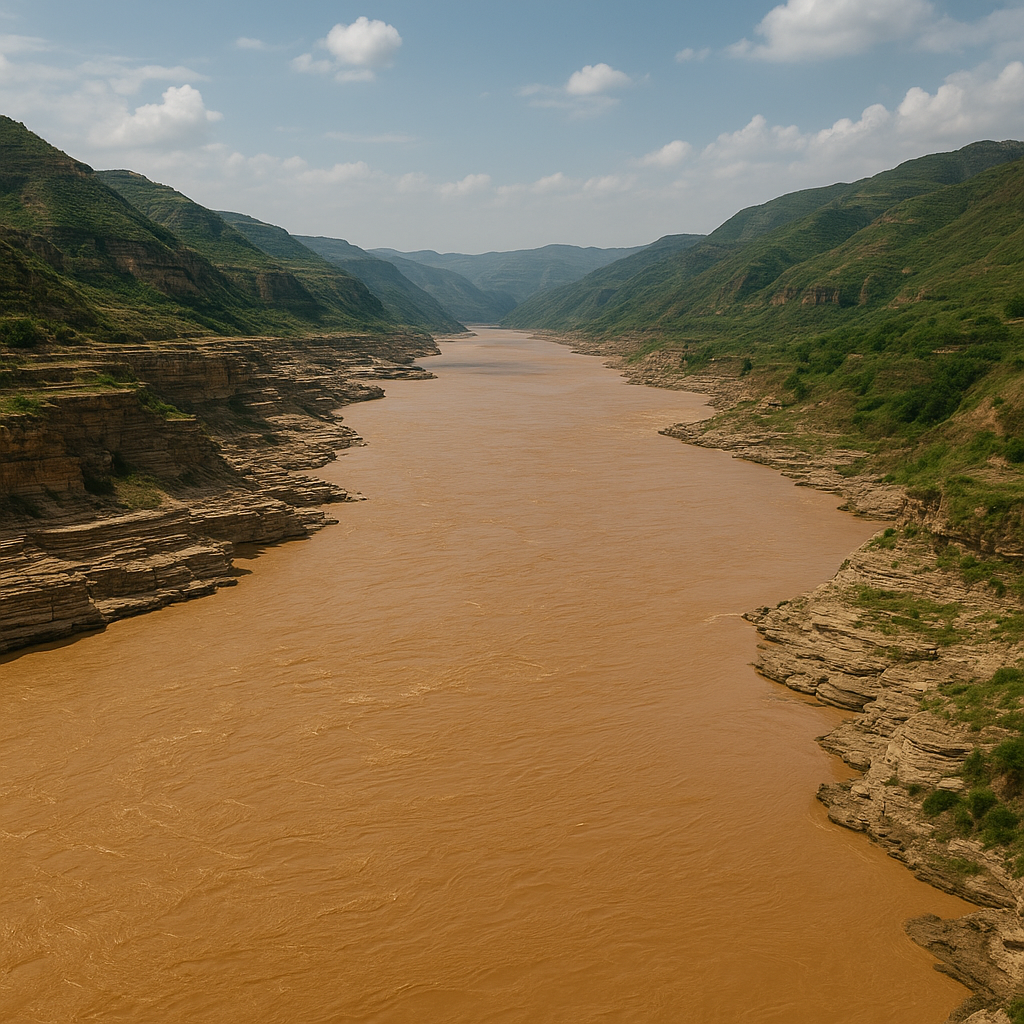 Rzeka Huang He (Rzeka Żółta)