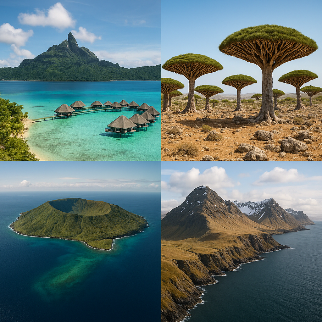 Najbardziej niezwykłe wyspy świata – od Bora Bora po Sokotrę