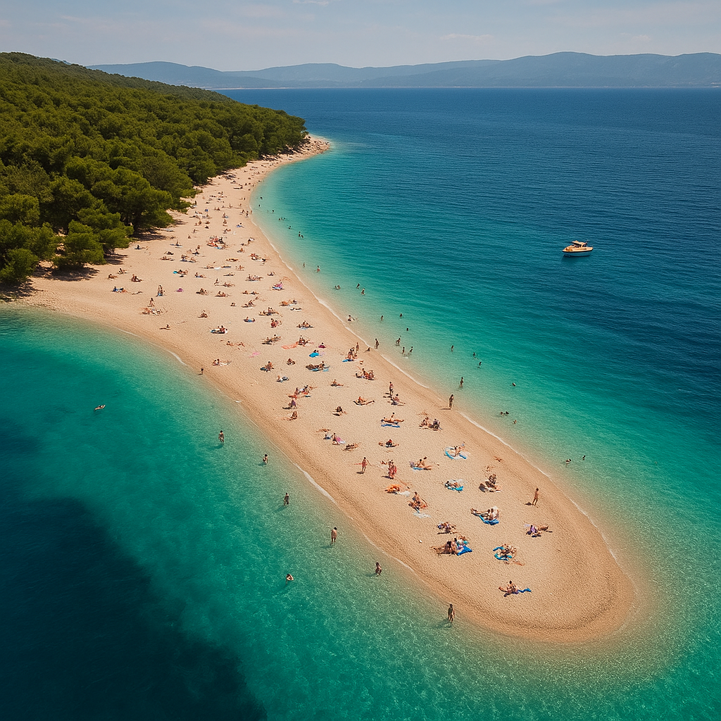 Plaża Zlatni Rat – Chorwacja