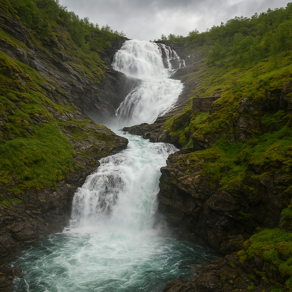 Wodospad Kjosfoss – Islandia