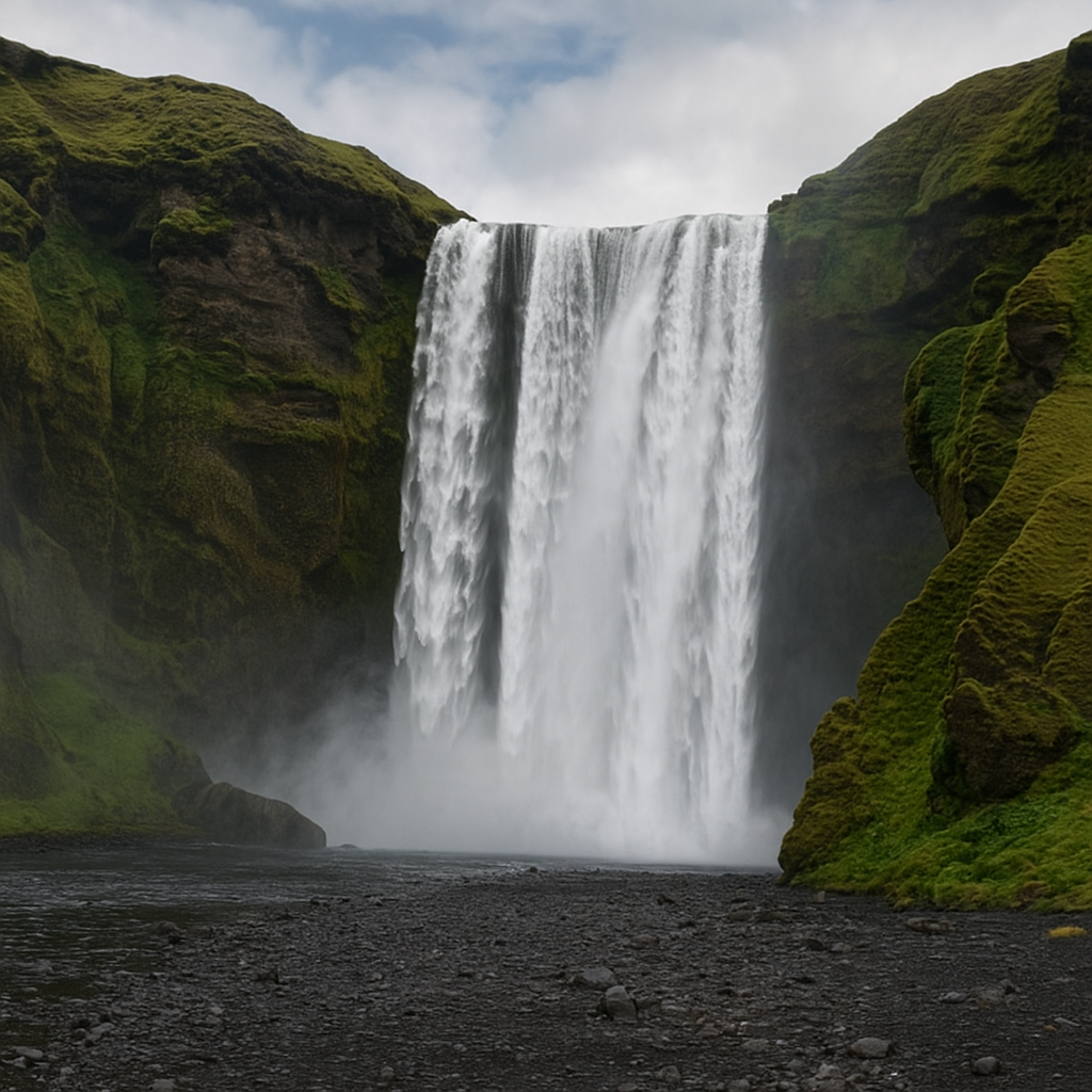 Wodospad Skógafoss – Islandia
