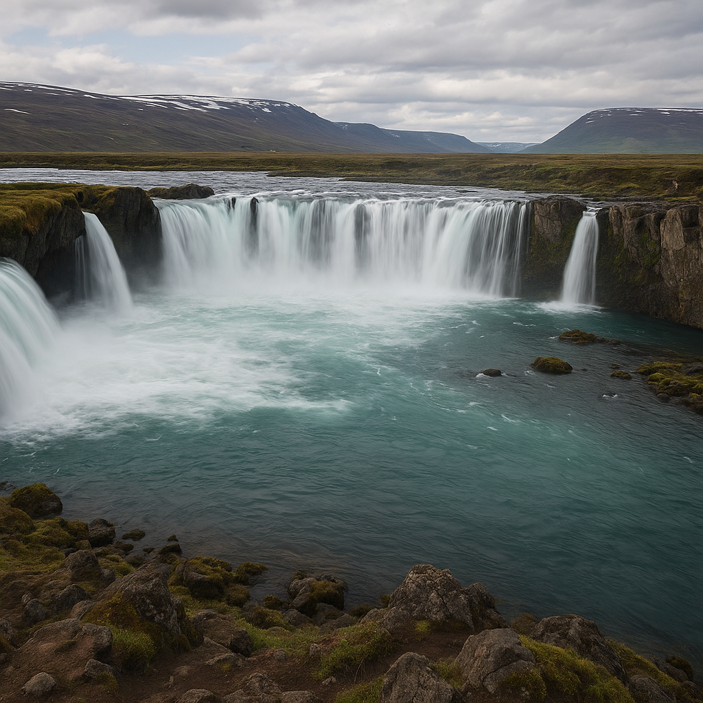 Wodospad Goðafoss – Islandia
